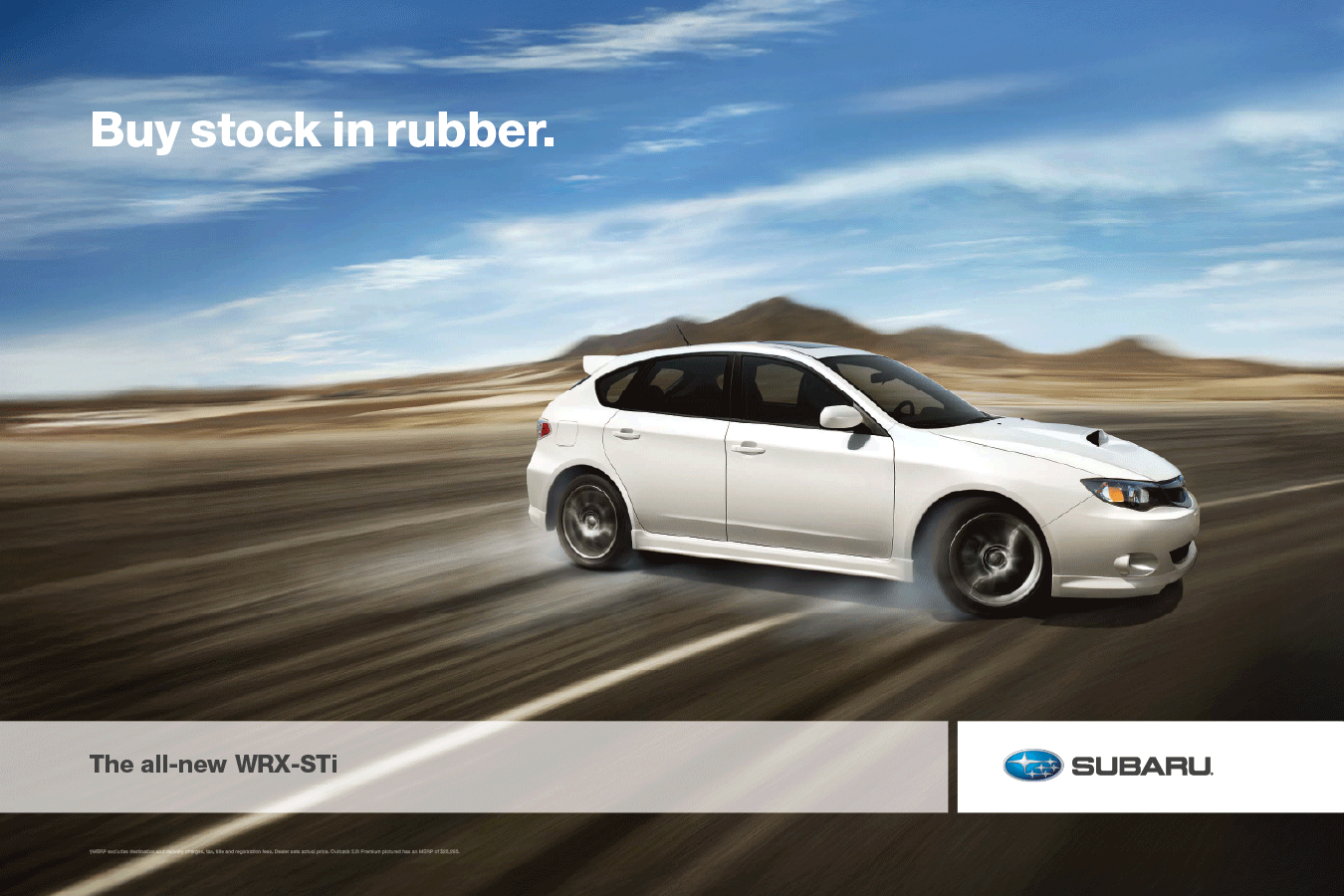 Buy stock in rubber.